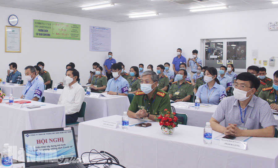 Công ty TNHH Hệ thống Dây dẫn Sumi Việt Nam triển khai xây dựng mô hình “Tự quản tự phòng chống Covid – 19”