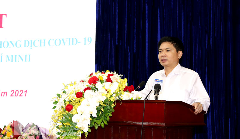 Lãnh đạo tỉnh gặp mặt Đoàn cán bộ y tế hỗ trợ phòng chống dịch Covid19 tại TP Hồ Chí Minh