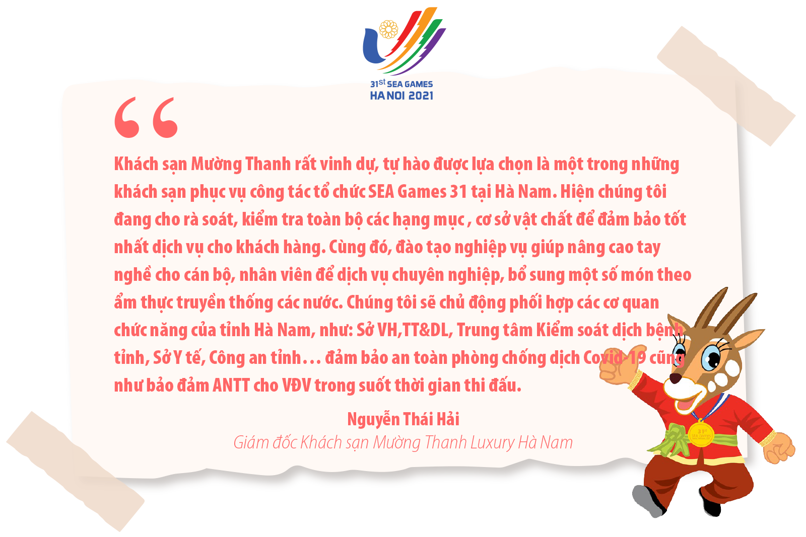SEA Games 31 là cơ hội để Hà Nam khẳng định năng lực tổ chức các giải thể thao lớn