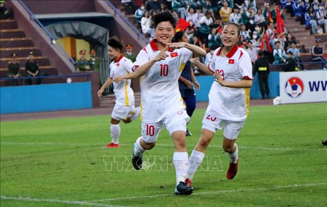 U20 nữ Việt Nam thắng áp đảo đối thủ Singapore với tỷ số 110