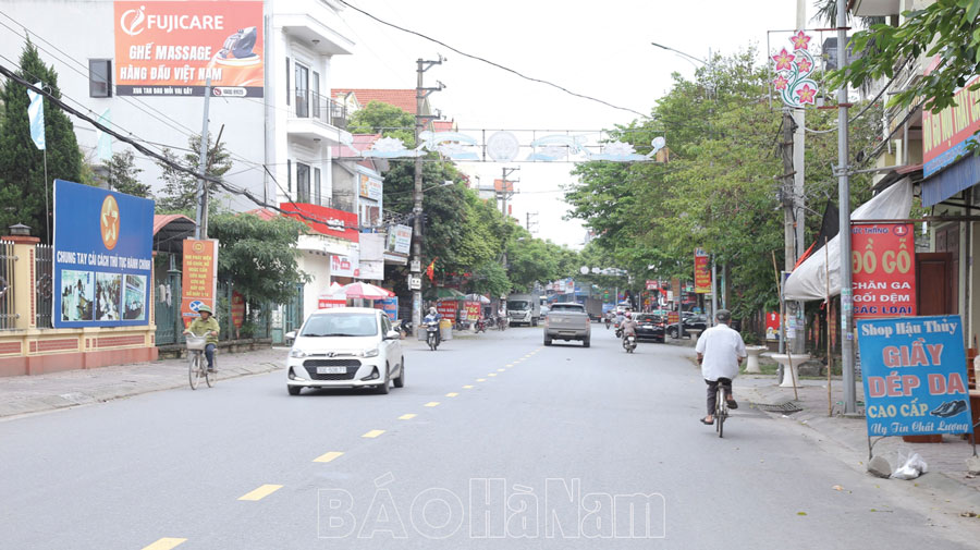 Thị trấn Vĩnh Trụ phấn đấu được công nhận đô thị loại IV vào năm 2025