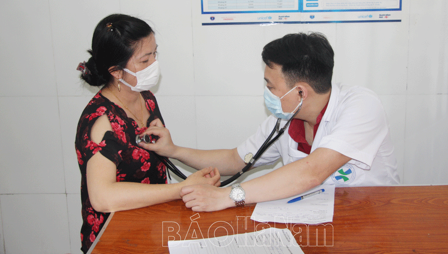 Hơn 200 hội viên phụ nữ xã Bình Nghĩa được khám bệnh miễn phí