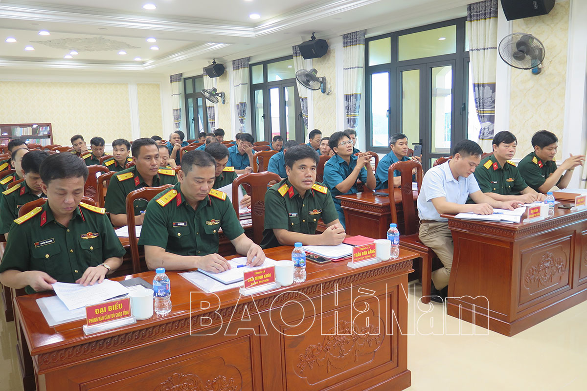 Ban CHQS huyện Kim Bảng phối hợp phòng chống thiên tai  tìm kiếm cứu nạn